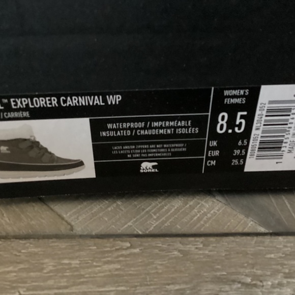 SOREL Explorer Carnival Waterproof Boot with Faux Fur Collar (Women) - Picture 2 of 9